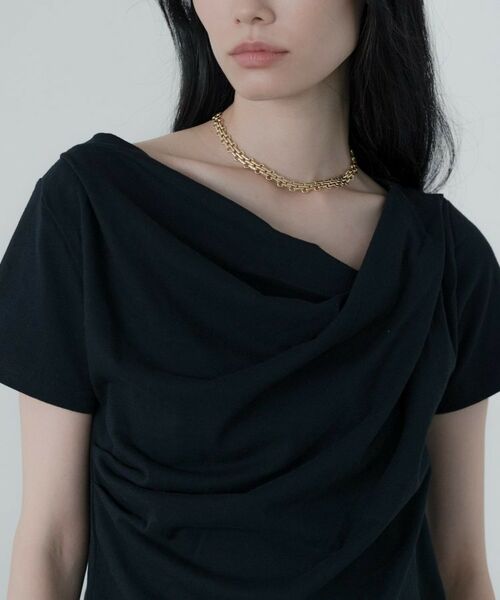 GALLEST / ギャレスト カットソー | ドレープクロップドカットソー | 詳細19