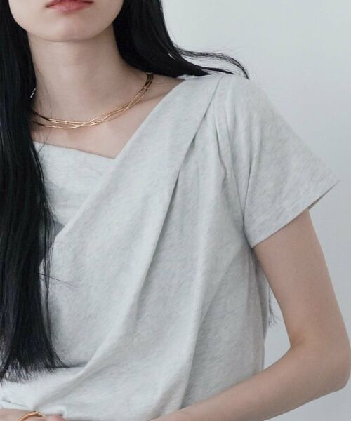 GALLEST / ギャレスト カットソー | ドレープクロップドカットソー | 詳細3