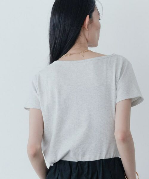 GALLEST / ギャレスト カットソー | ドレープクロップドカットソー | 詳細4