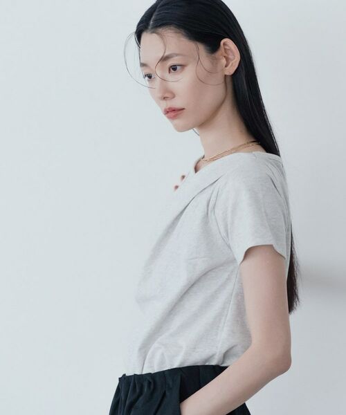 GALLEST / ギャレスト カットソー | ドレープクロップドカットソー | 詳細5