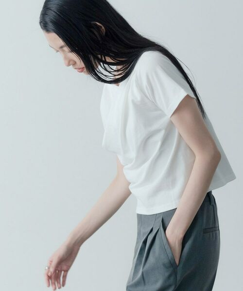 GALLEST / ギャレスト カットソー | ドレープクロップドカットソー | 詳細9