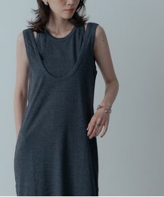 GALLEST / ギャレスト ロング・マキシ丈ワンピース | タンクトップレイヤードワンピース