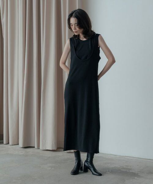 GALLEST / ギャレスト ロング・マキシ丈ワンピース | タンクトップレイヤードワンピース | 詳細1