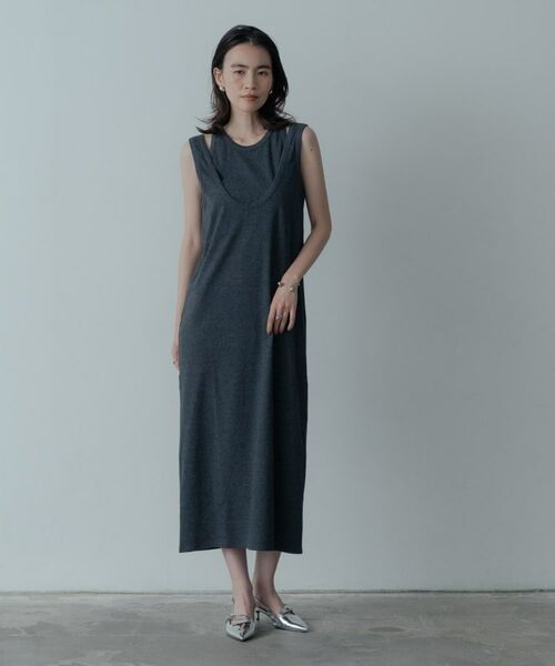 GALLEST / ギャレスト ロング・マキシ丈ワンピース | タンクトップレイヤードワンピース | 詳細14