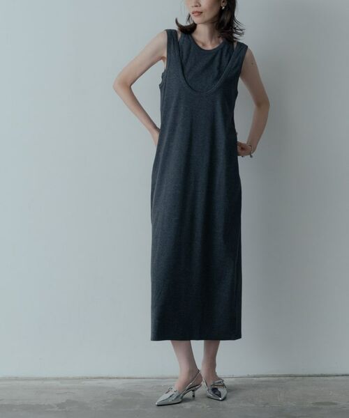 GALLEST / ギャレスト ロング・マキシ丈ワンピース | タンクトップレイヤードワンピース | 詳細17