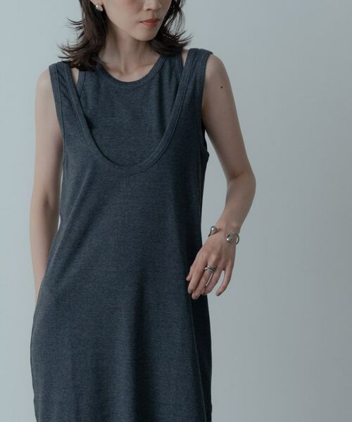 GALLEST / ギャレスト ロング・マキシ丈ワンピース | タンクトップレイヤードワンピース | 詳細18