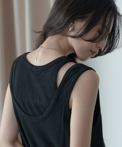 GALLEST / ギャレスト ロング・マキシ丈ワンピース | タンクトップレイヤードワンピース | 詳細5