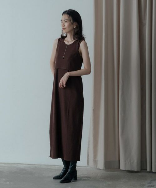 GALLEST / ギャレスト ロング・マキシ丈ワンピース | タンクトップレイヤードワンピース | 詳細7
