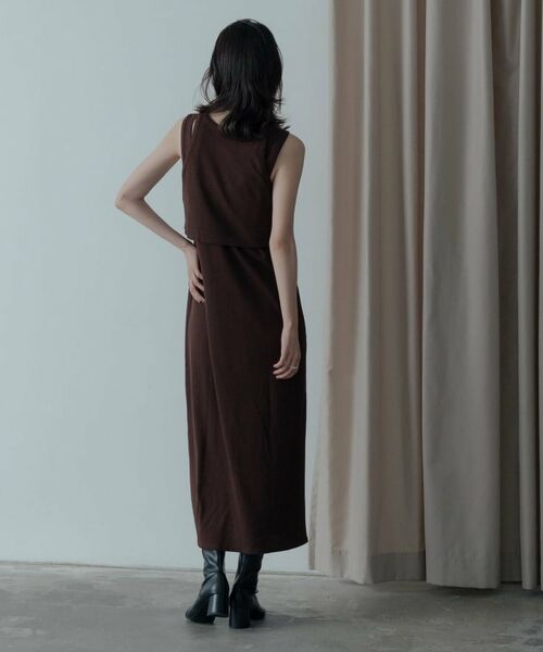 GALLEST / ギャレスト ロング・マキシ丈ワンピース | タンクトップレイヤードワンピース | 詳細8