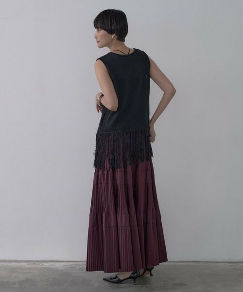 GALLEST / ギャレスト ロング・マキシ丈スカート | プリーツティアードスカート | 詳細10