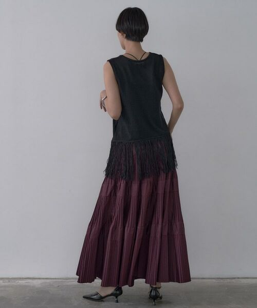 GALLEST / ギャレスト ロング・マキシ丈スカート | プリーツティアードスカート | 詳細11