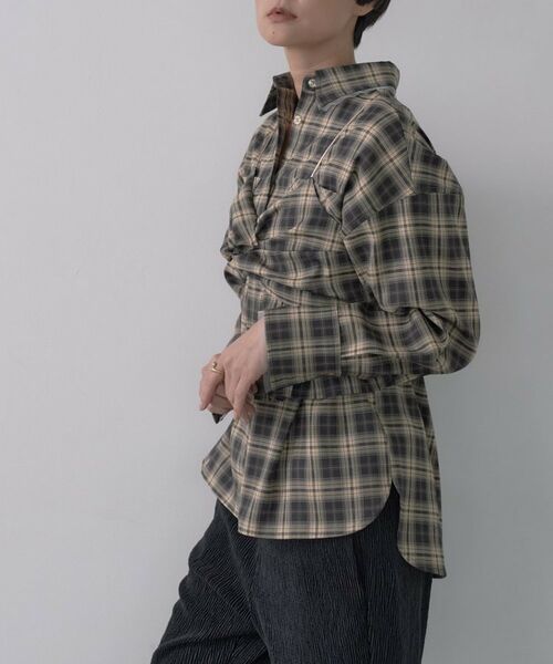 GALLEST / ギャレスト シャツ・ブラウス | オンブレチェックシャツ | 詳細11