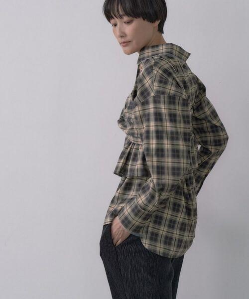 GALLEST / ギャレスト シャツ・ブラウス | オンブレチェックシャツ | 詳細12