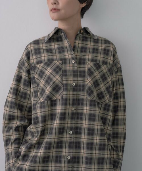GALLEST / ギャレスト シャツ・ブラウス | オンブレチェックシャツ | 詳細14