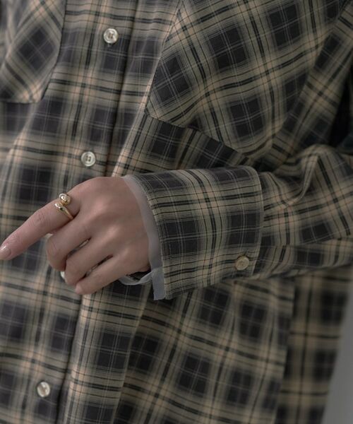 GALLEST / ギャレスト シャツ・ブラウス | オンブレチェックシャツ | 詳細15