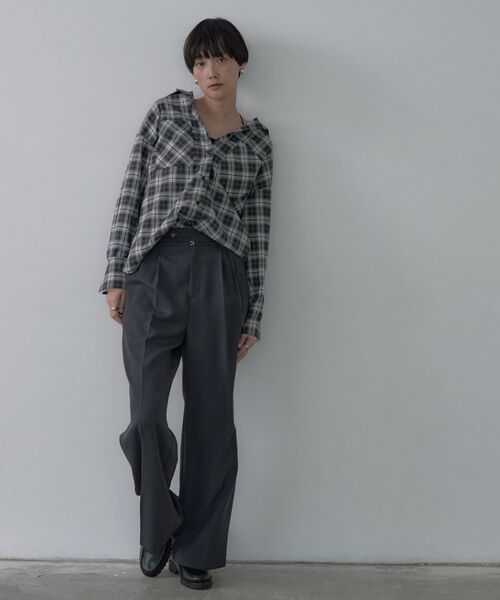 GALLEST / ギャレスト シャツ・ブラウス | オンブレチェックシャツ | 詳細2