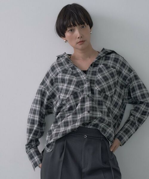 GALLEST / ギャレスト シャツ・ブラウス | オンブレチェックシャツ | 詳細5