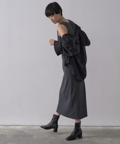 GALLEST / ギャレスト シャツ・ブラウス | ワイドカフスシアーストライプシャツ/秋服/シアーシャツ | 詳細17