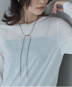 GALLEST / ギャレスト ネックレス・ペンダント・チョーカー | ドロップモチーフタイネックレス