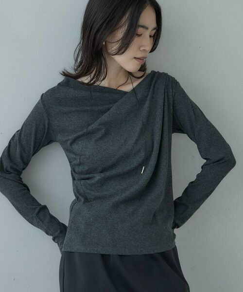 GALLEST / ギャレスト カットソー | ドレープネックカットソー | 詳細1