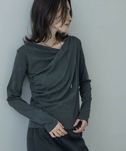 GALLEST / ギャレスト カットソー | ドレープネックカットソー | 詳細3