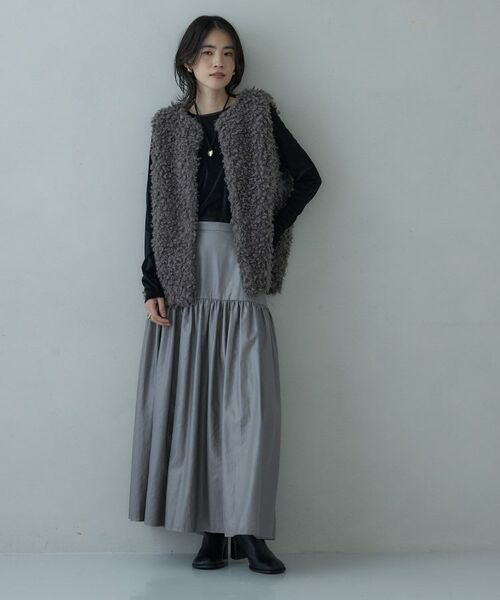 GALLEST / ギャレスト カットソー | バックカットアウトベロアカットソー | 詳細16