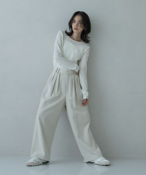 GALLEST / ギャレスト カットソー | バックカットアウトベロアカットソー | 詳細22