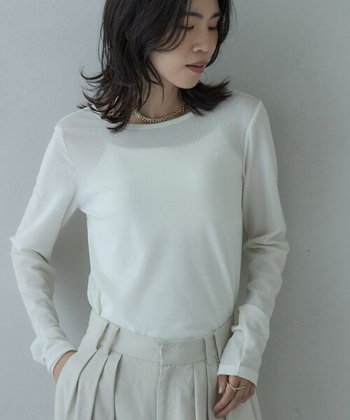 GALLEST / ギャレスト カットソー | バックカットアウトベロアカットソー | 詳細23