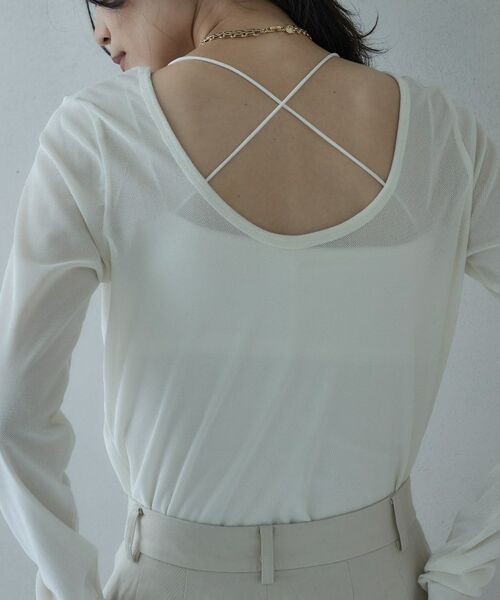 GALLEST / ギャレスト カットソー | バックカットアウトベロアカットソー | 詳細26