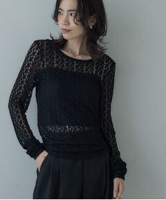 GALLEST / ギャレスト カットソー | バックカットアウトレースカットソー