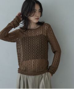 GALLEST / ギャレスト カットソー | バックカットアウトレースカットソー