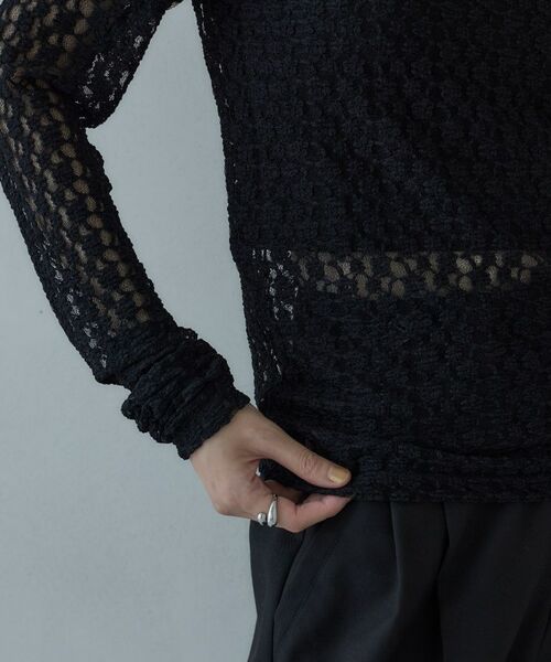 GALLEST / ギャレスト カットソー | バックカットアウトレースカットソー | 詳細15