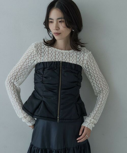 GALLEST / ギャレスト カットソー | バックカットアウトレースカットソー | 詳細2