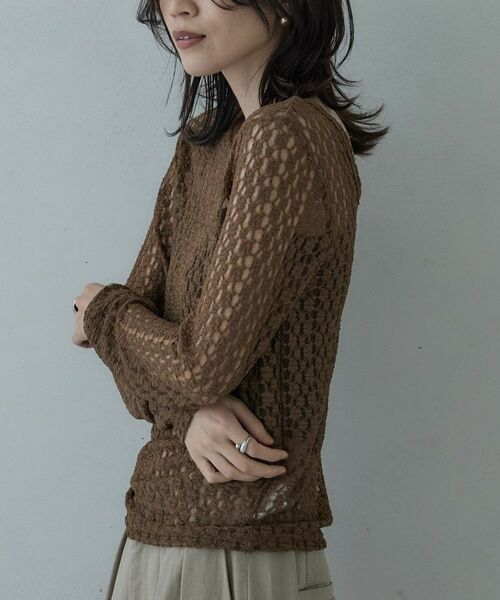 GALLEST / ギャレスト カットソー | バックカットアウトレースカットソー | 詳細6