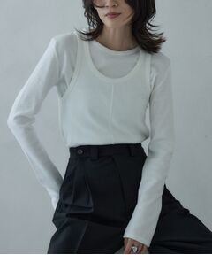 GALLEST / ギャレスト カットソー | タンクレイヤーフライスカットソー