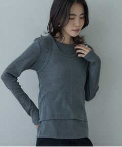 GALLEST / ギャレスト カットソー | タンクレイヤーフライスカットソー