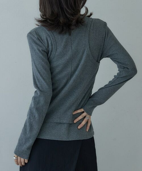 GALLEST / ギャレスト カットソー | タンクレイヤーフライスカットソー | 詳細4