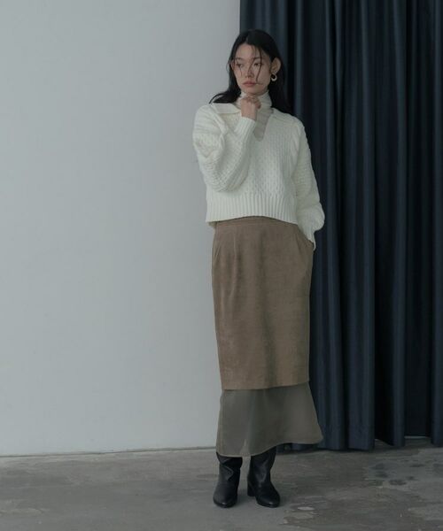 GALLEST / ギャレスト ニット・セーター | スキッパーフォルムニット | 詳細1