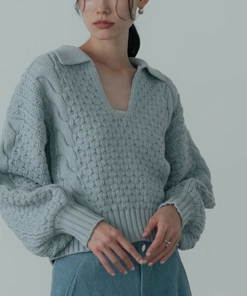 GALLEST / ギャレスト ニット・セーター | スキッパーフォルムニット | 詳細13