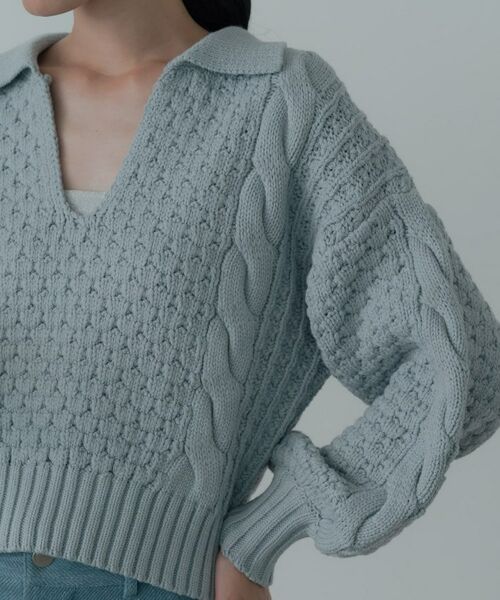 GALLEST / ギャレスト ニット・セーター | スキッパーフォルムニット | 詳細18