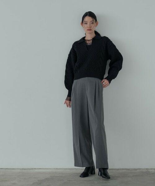 GALLEST / ギャレスト ニット・セーター | スキッパーフォルムニット | 詳細21