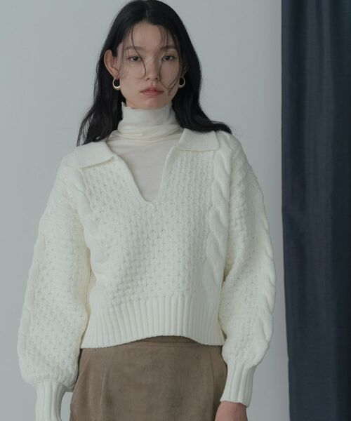 GALLEST / ギャレスト ニット・セーター | スキッパーフォルムニット | 詳細3