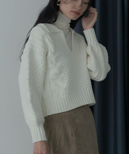 GALLEST / ギャレスト ニット・セーター | スキッパーフォルムニット | 詳細4