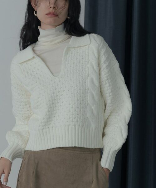 GALLEST / ギャレスト ニット・セーター | スキッパーフォルムニット | 詳細5