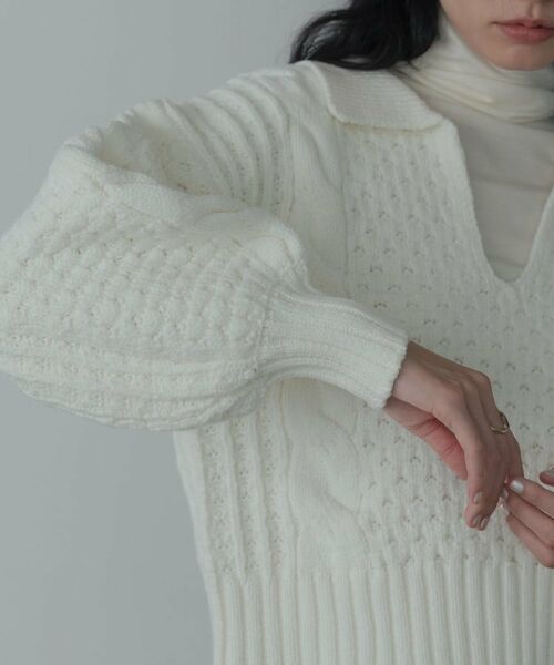 GALLEST / ギャレスト ニット・セーター | スキッパーフォルムニット | 詳細8