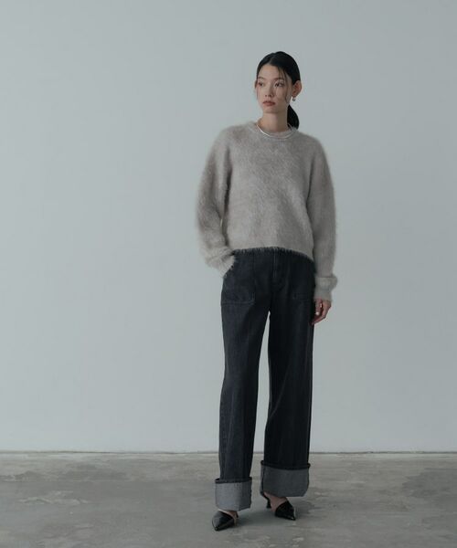 GALLEST / ギャレスト ニット・セーター | ドロップショルダーシャギーニット | 詳細11
