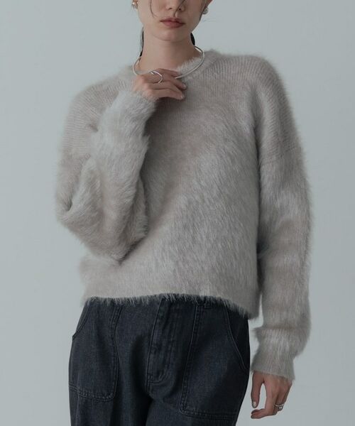 GALLEST / ギャレスト ニット・セーター | ドロップショルダーシャギーニット | 詳細13