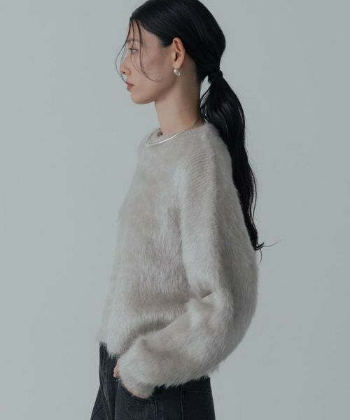 GALLEST / ギャレスト ニット・セーター | ドロップショルダーシャギーニット | 詳細14