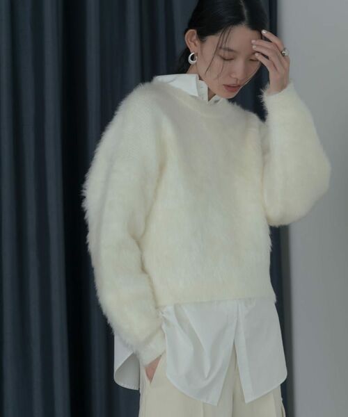 GALLEST / ギャレスト ニット・セーター | ドロップショルダーシャギーニット | 詳細21