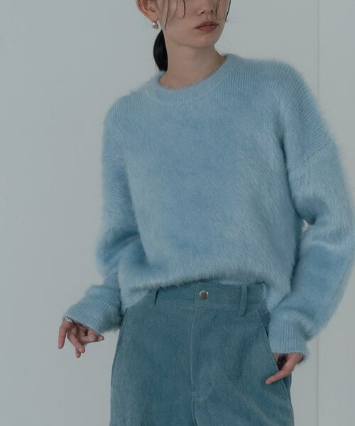 GALLEST / ギャレスト ニット・セーター | ドロップショルダーシャギーニット | 詳細5